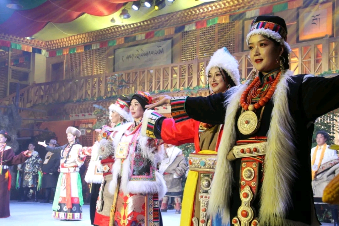安多卫视2021藏历新年文艺晚会甘肃迭部分会场《吉祥迭山春潮涌》录制
