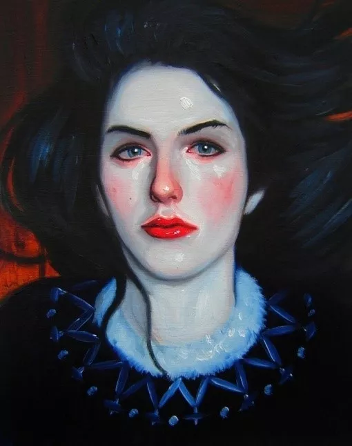 喜欢上蒜头鼻|加拿大女画家kris knight油画作品