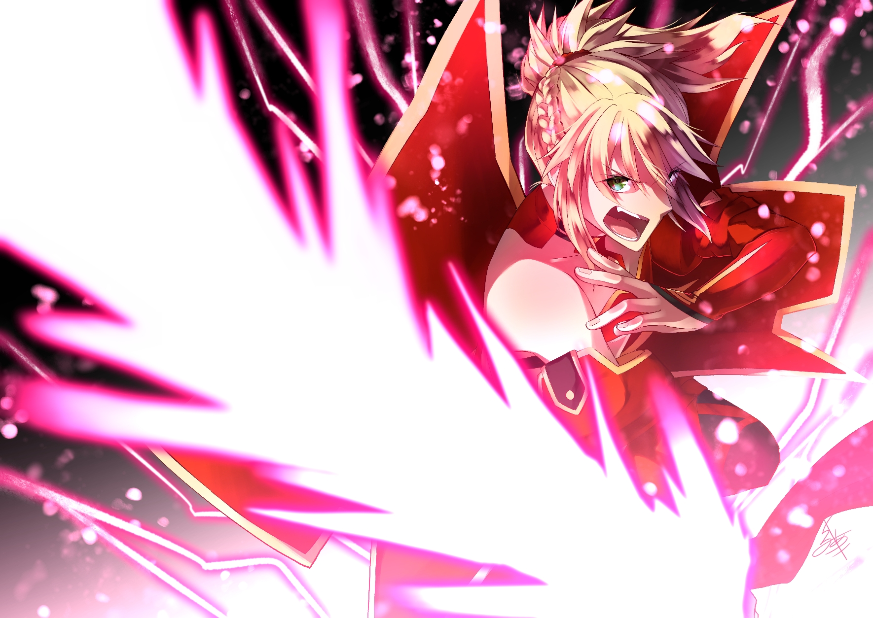 fgo动漫美图莫德雷德美图三破篇