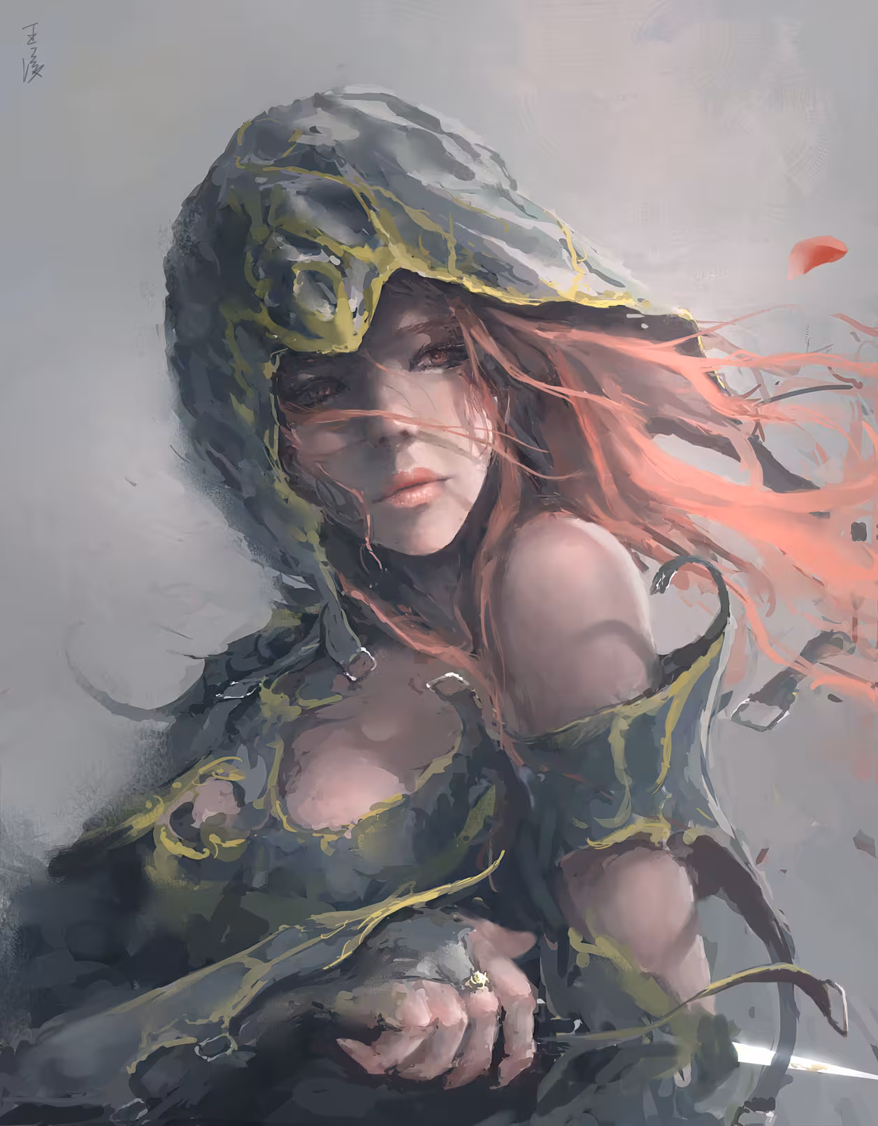 绘画艺术作品集画画插画游戏原画动画美术