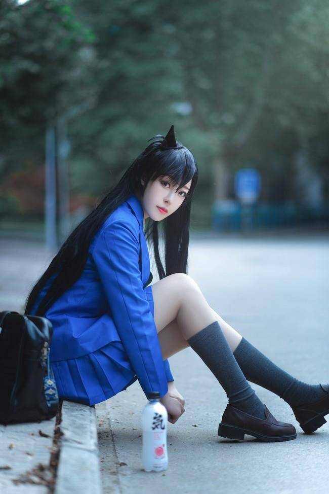 毛利兰cosplay 腿玩年