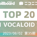 【2023/08/02 第35期】Billboard JAPAN「NICONICO VOCALOID歌曲TOP20」