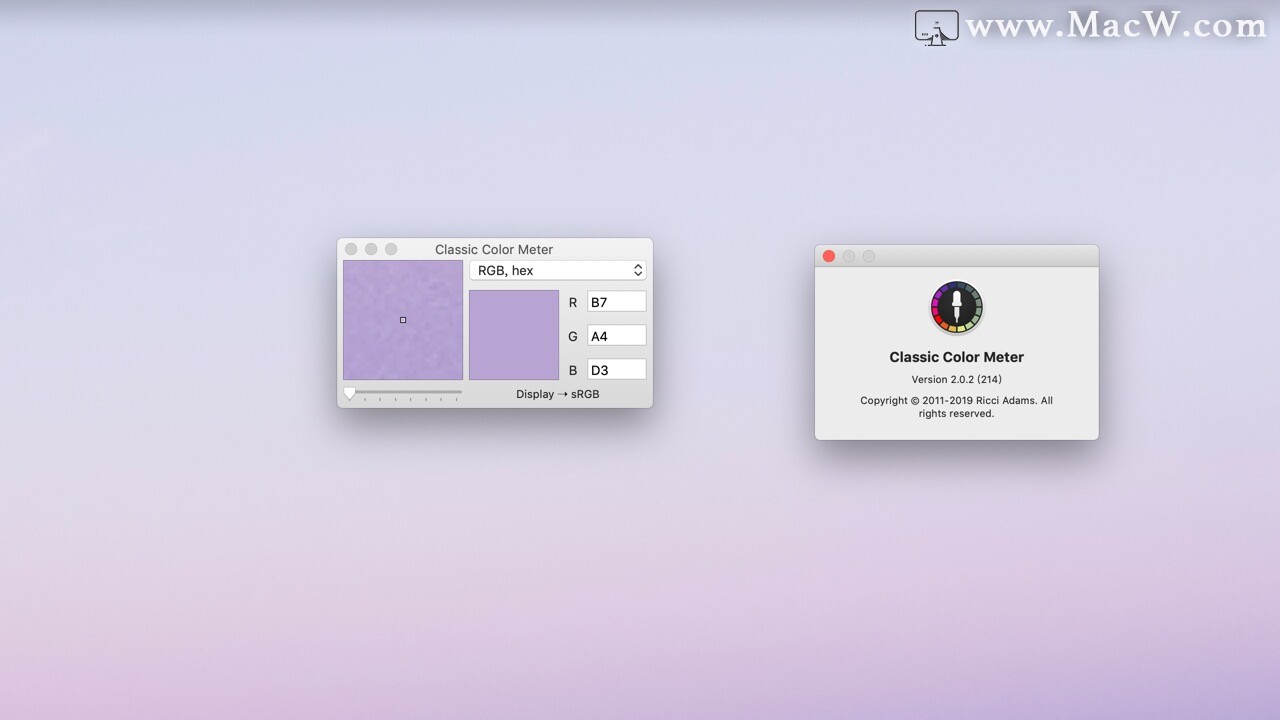 Classic Color Meter for mac(强大的mac屏幕取色工具) 哔哩哔哩