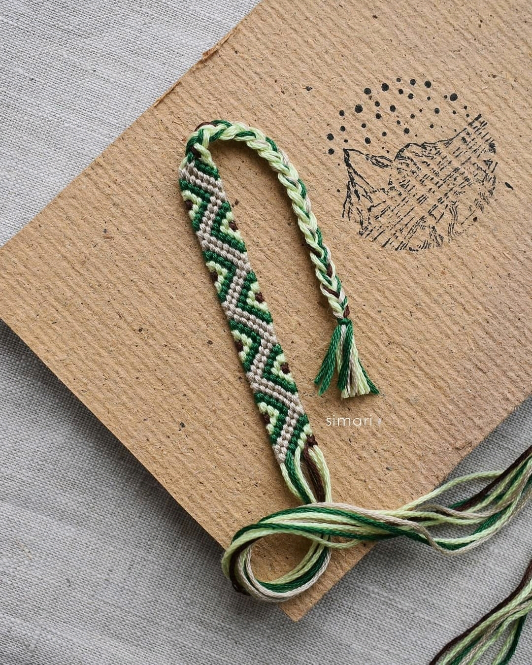 用一些简单的结法,编制好看的物品