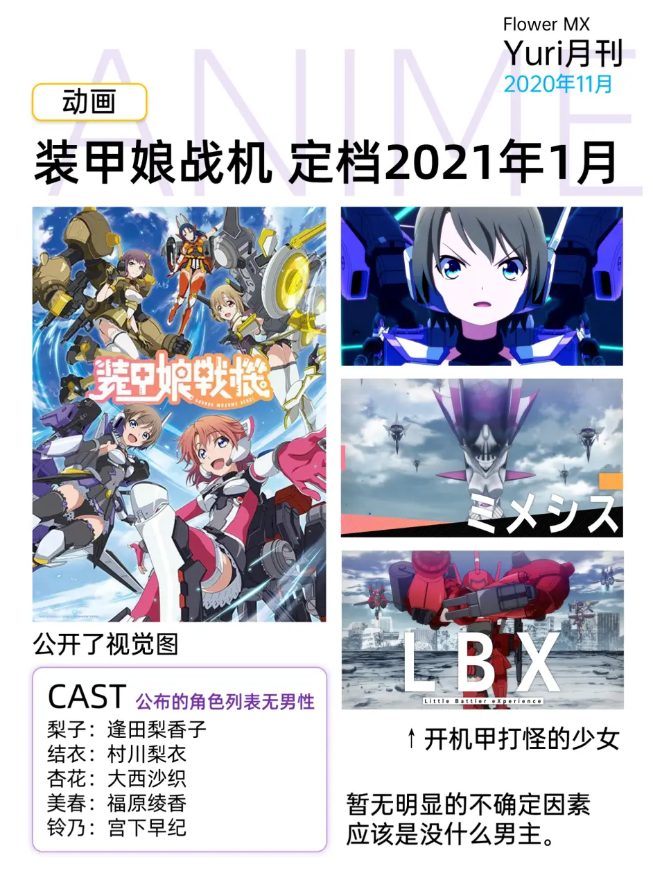 Flower Mx Yuri月刊vol 5 2020年11月 天使降临动画新企划 风灵玉秀周更化 哔哩哔哩