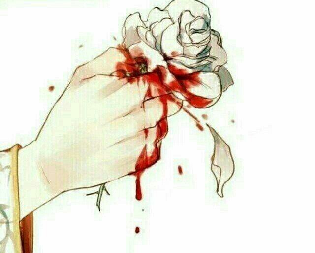 年轻的军官心碎了.