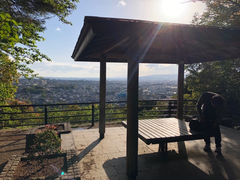 雨后天晴的大吉山观景台