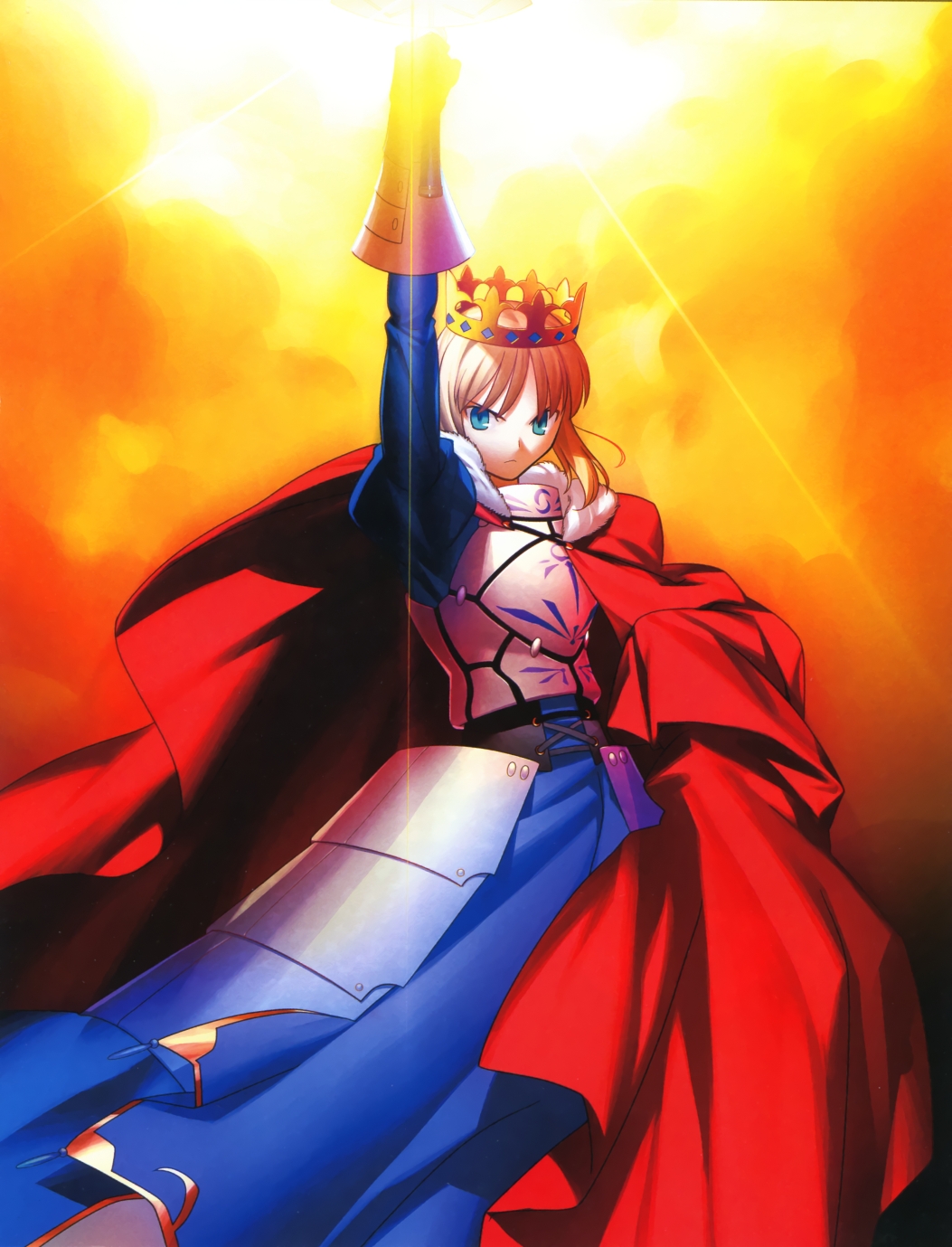 收藏向FGO官方画师图鉴,saber脸就是绝对的正