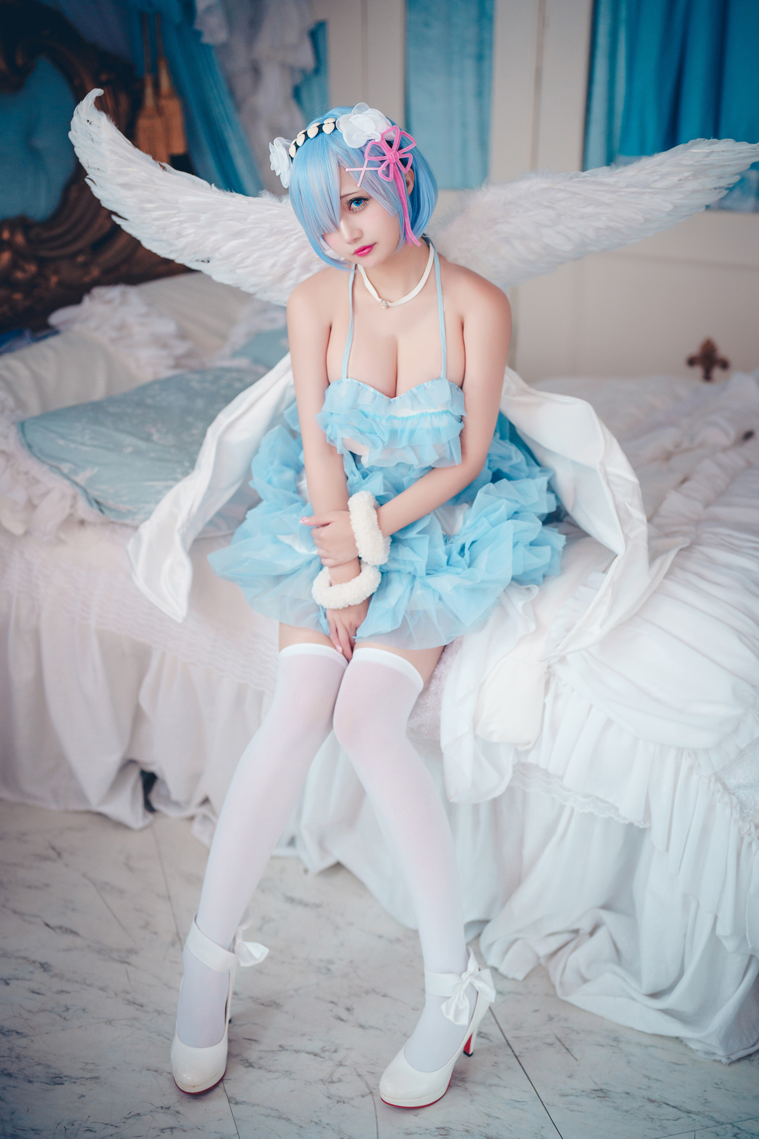 沖田凜花Rinka Rem CosPlay5