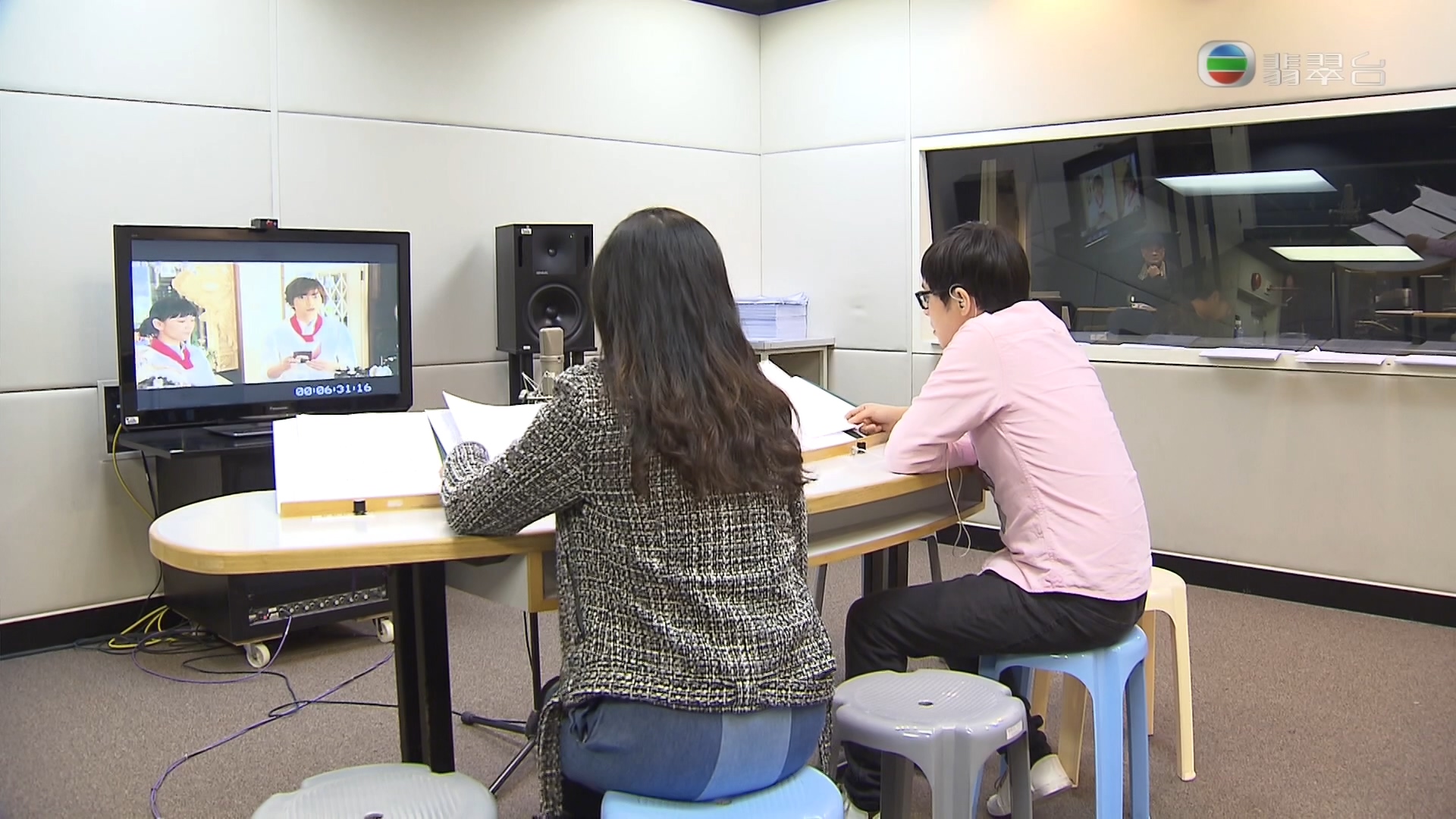 TVB配音组的工作环境