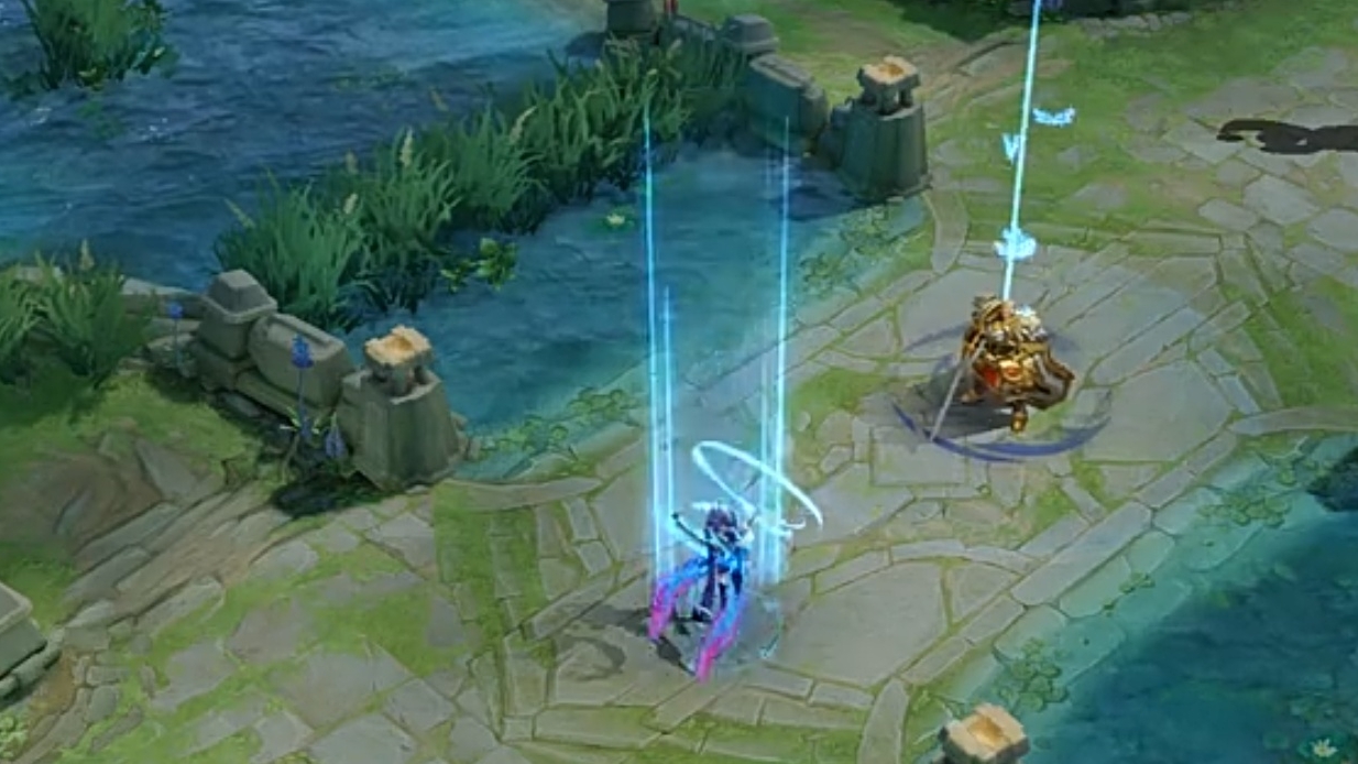 王者荣耀:s15战令皮肤,女娲朔望之晖,典韦蓝屏警告! - 哔哩哔哩