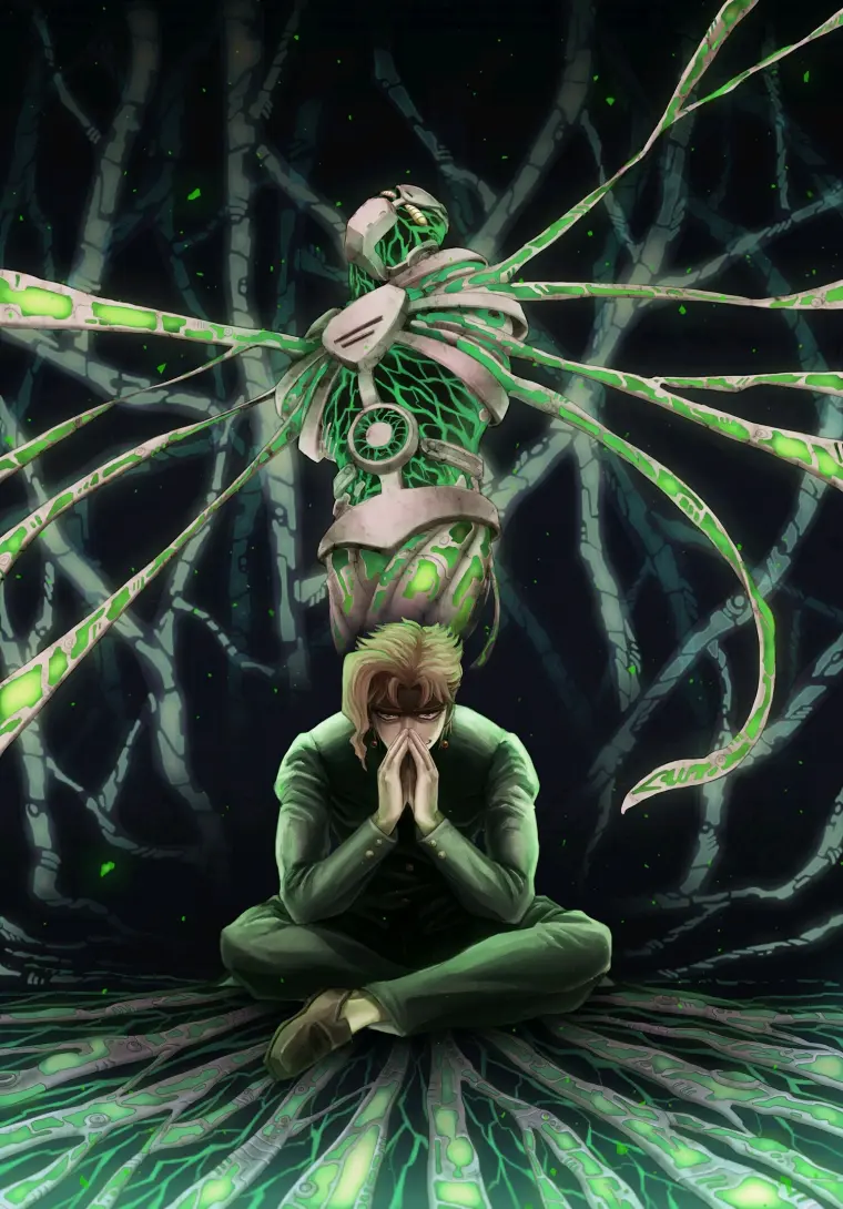 花京院典明 十七年的孤独 五十天的友谊 以及最后的绿宝石水花 哔哩哔哩