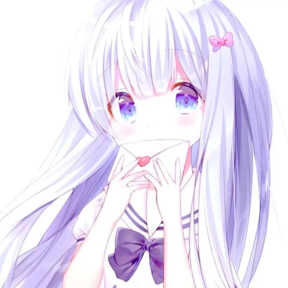 女生动漫头像,我在,我一直在,我永远在