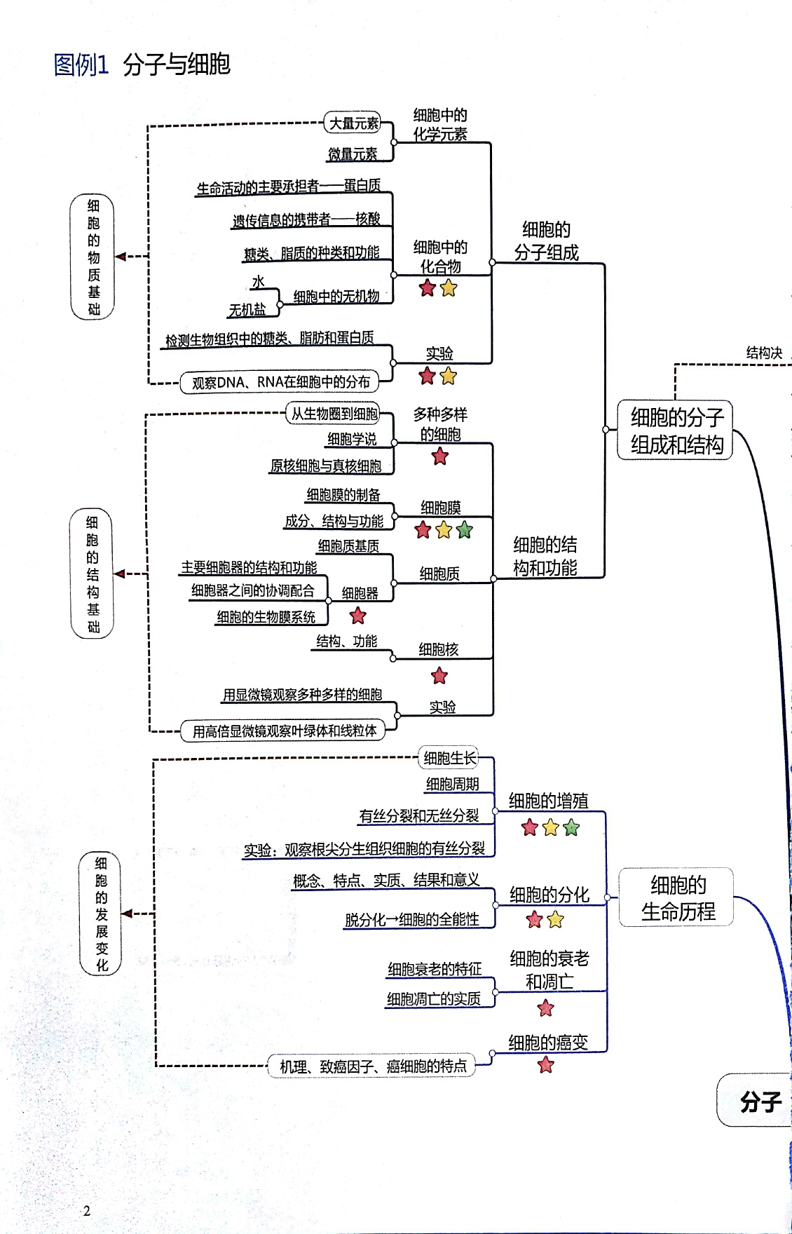 生物——思维导图?结构框架图?