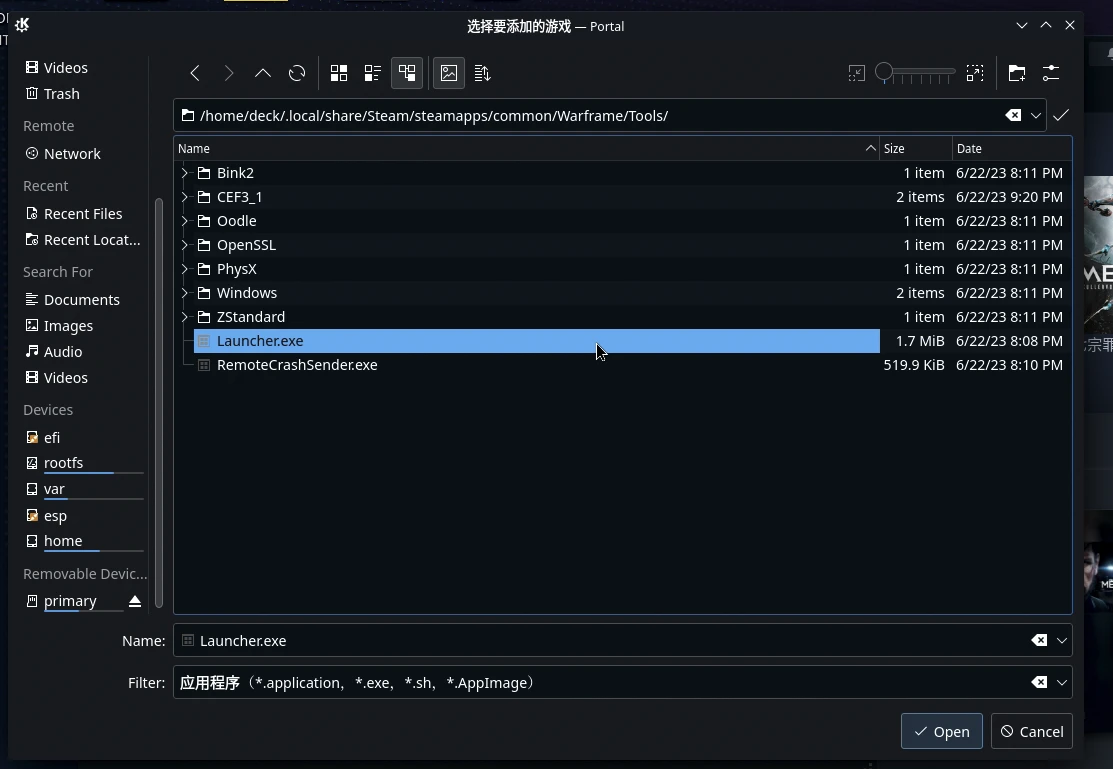  steamdeck warframe 