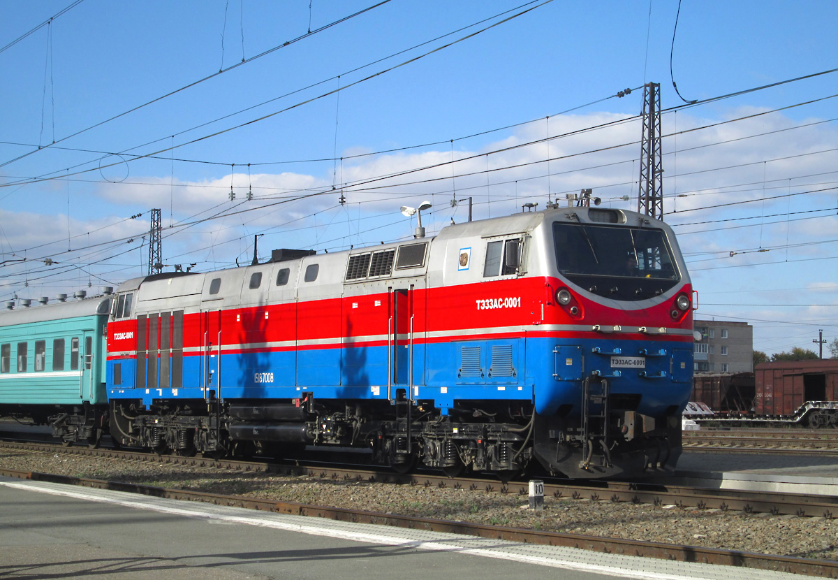 铁道科普中亚草原的通用电气造te33a型内燃机车