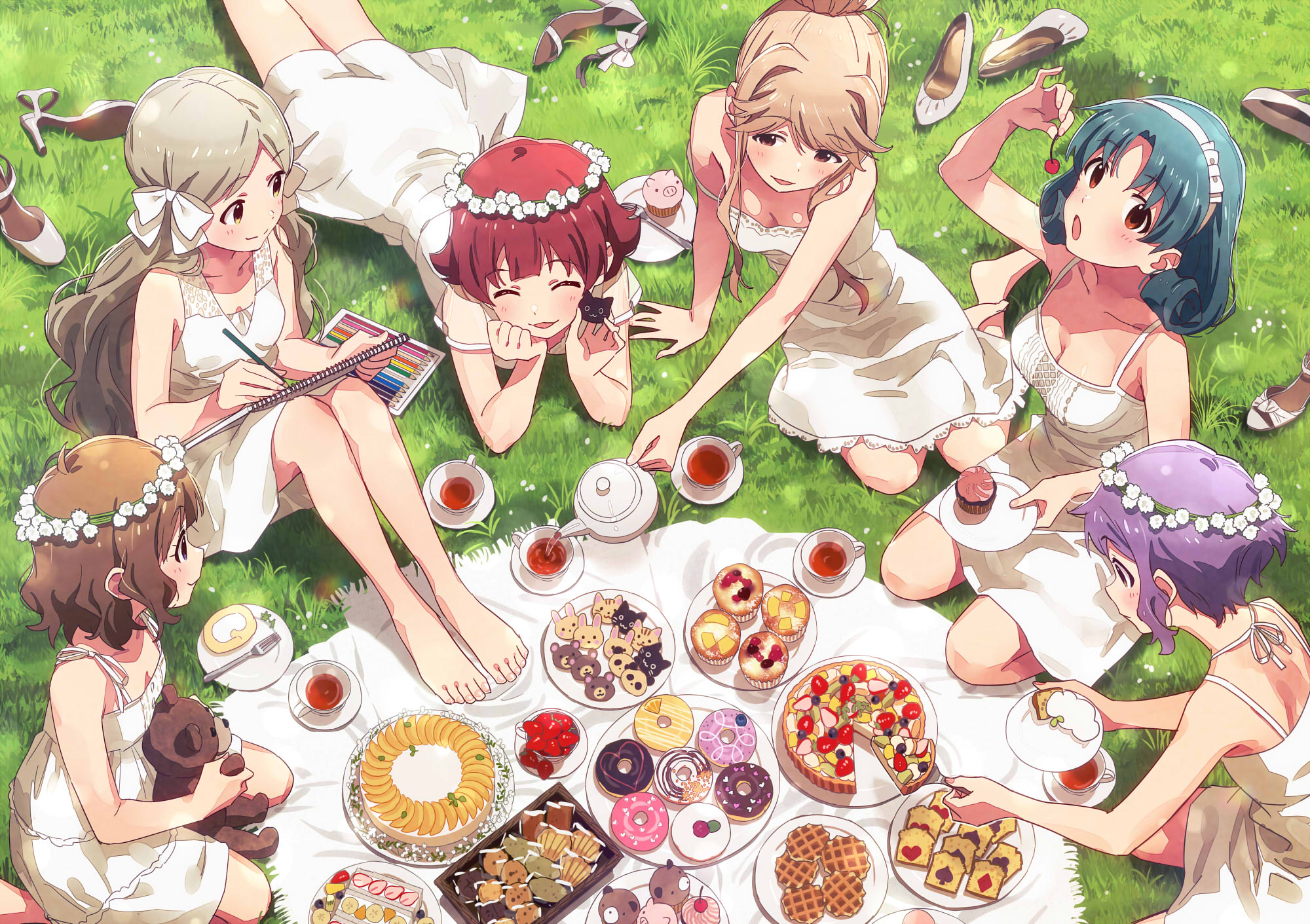 推上13万粉丝一致喜欢的二次元群像绘手 -超级可爱的太太ンソソソ 画