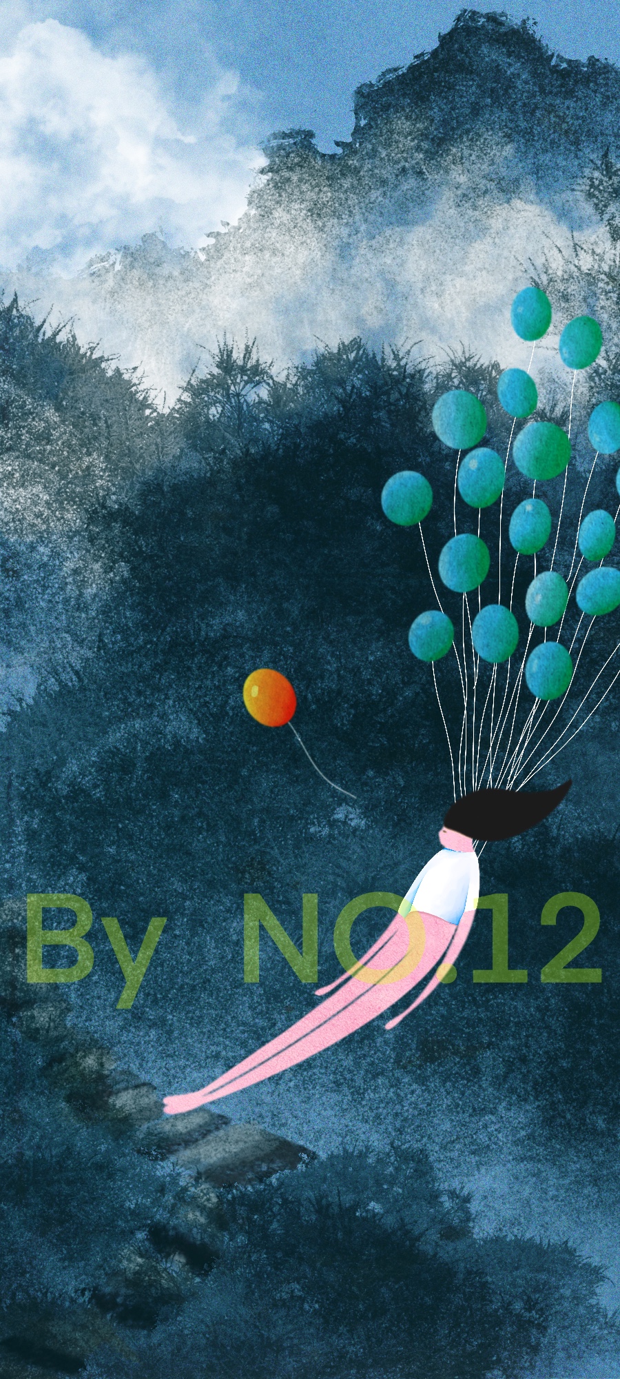 又一颗气球,飘走了