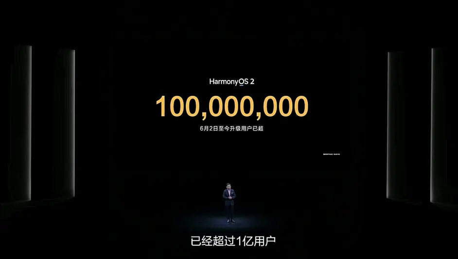 出道即巅峰 鸿蒙os现已突破一亿用户 网友 量变才能引起质变 哔哩哔哩