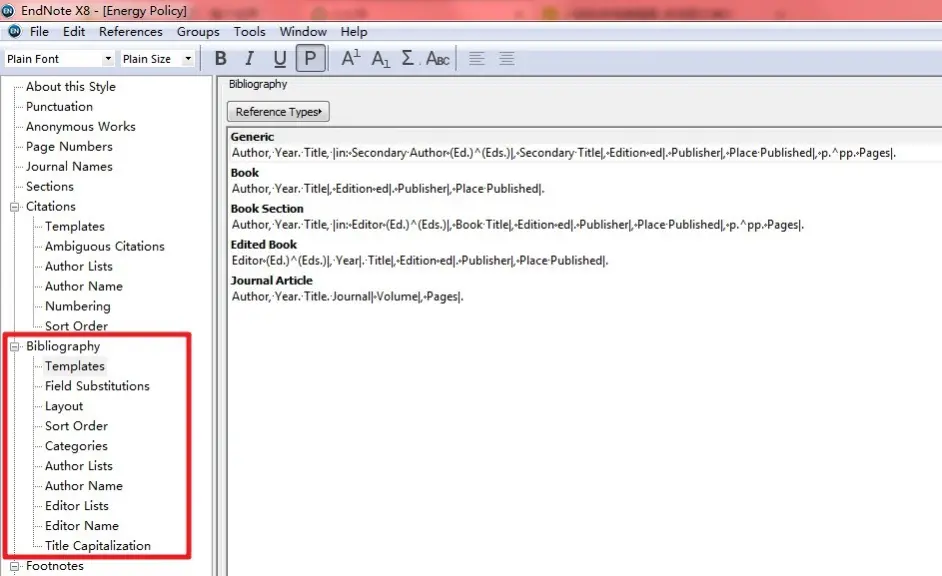 Endnote X8 系列教程 四 自定义参考文献输出样式 下 哔哩哔哩
