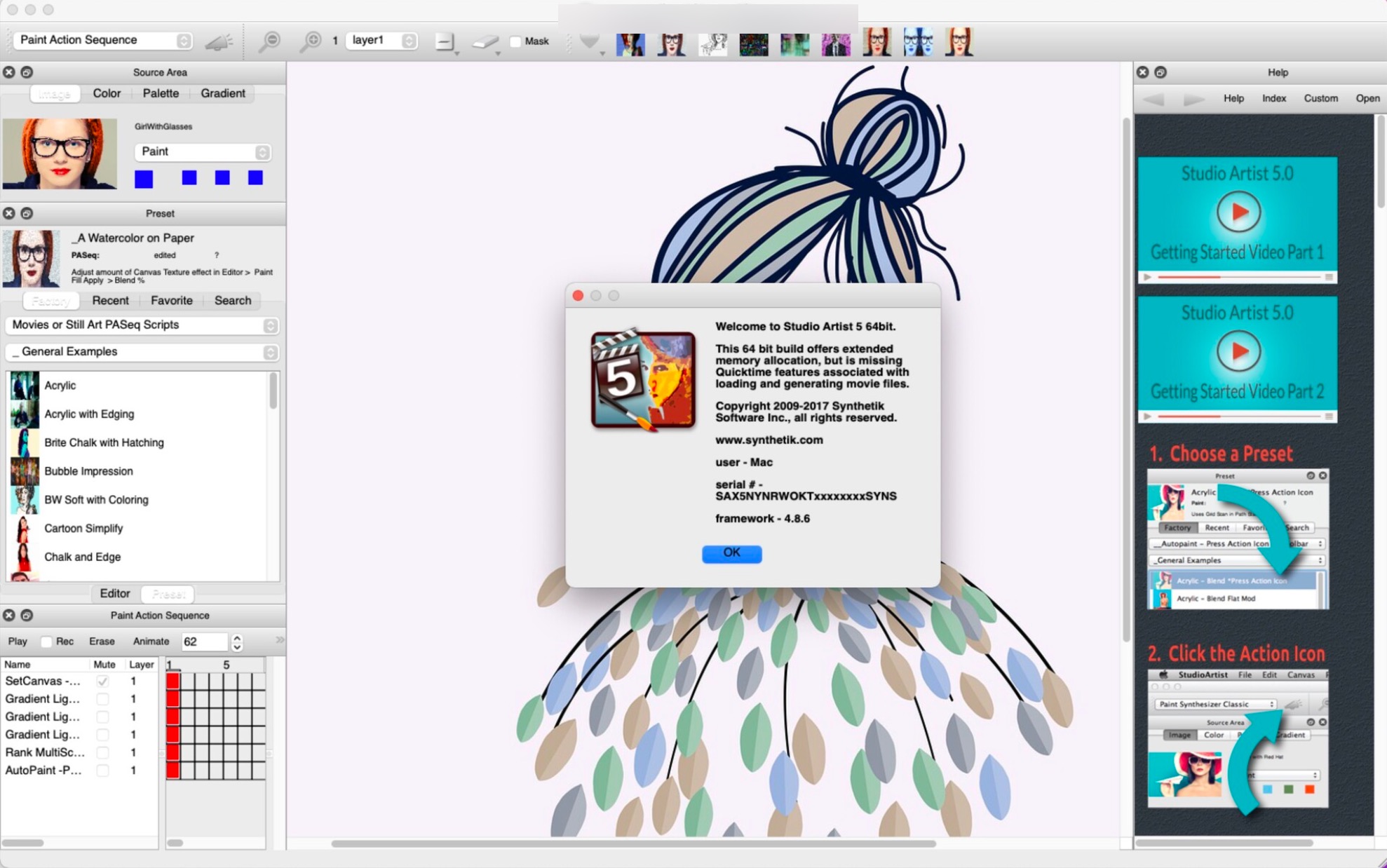Synthetik Studio Artist for Mac(自动绘图工具）v5.0 哔哩哔哩