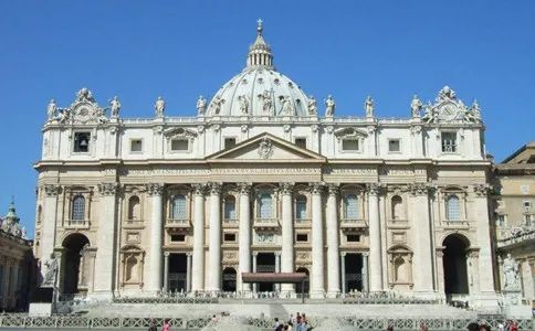 罗马圣卡罗教堂,圣彼得广场 洛可可建筑 洛可可式建筑风格,于18世纪20