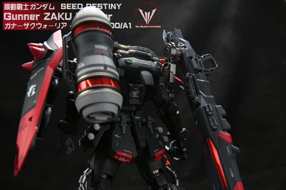 [小t高达秀]mg扎古勇士露娜扎古红黑配色