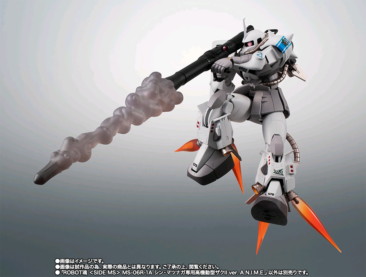 魂限『所罗门的白狼』【r魂】ms-06r-1a 松永真专用高机动型扎古Ⅱ