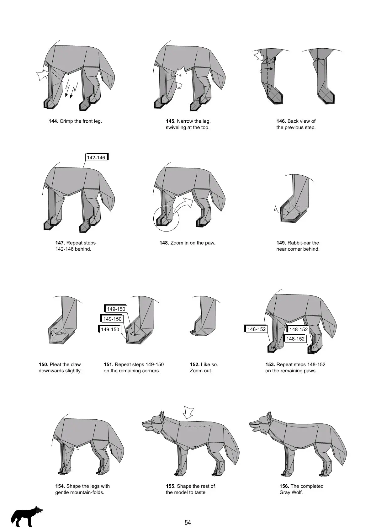 折纸加藤狼图解 - 哔哩哔哩