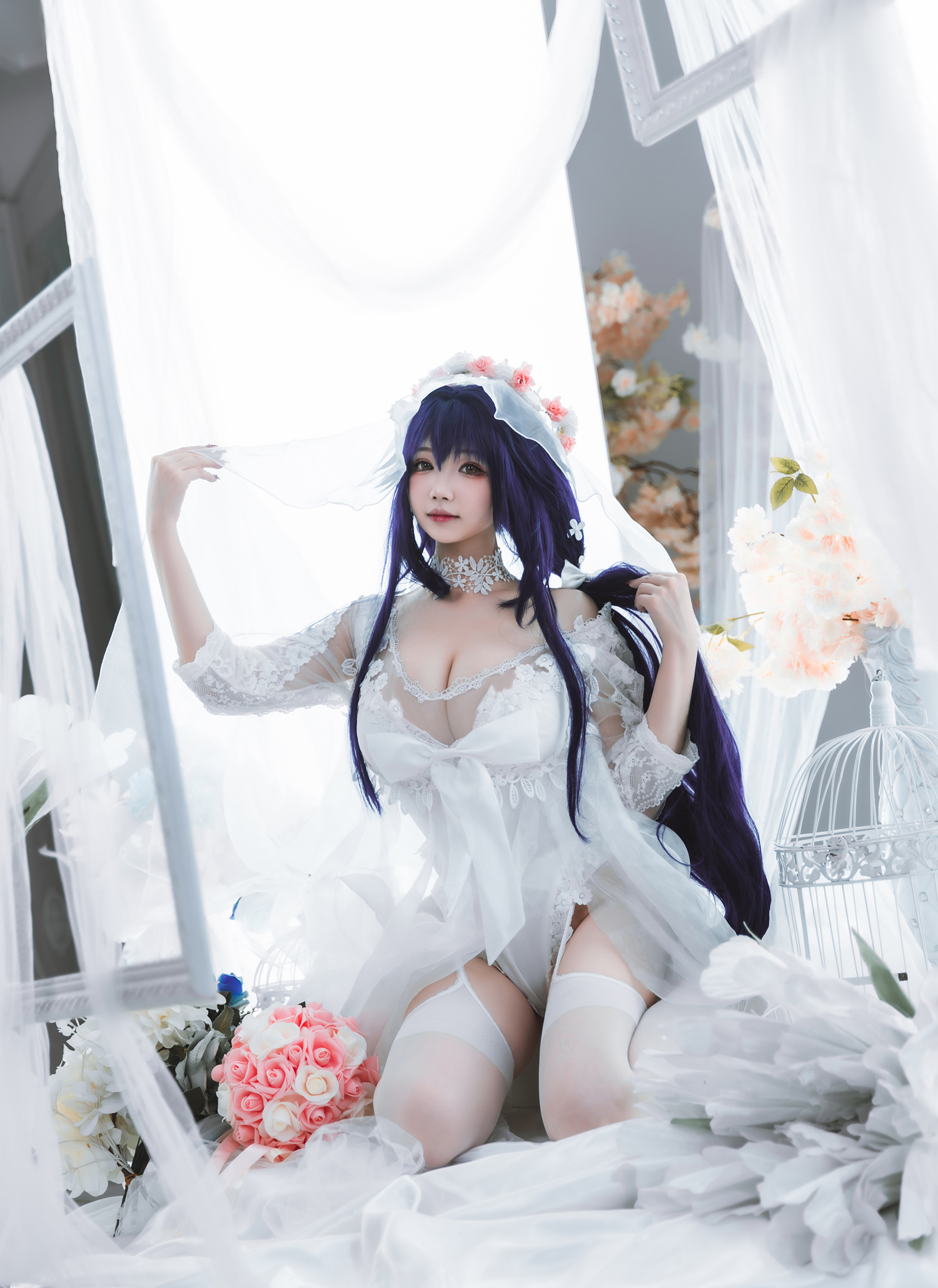 雪晴astra碧蓝航线吾妻花嫁cosplay4