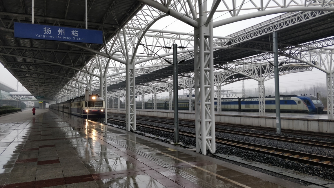 上海局最后的软座BSP--宁盐特快 T7772\/3运转