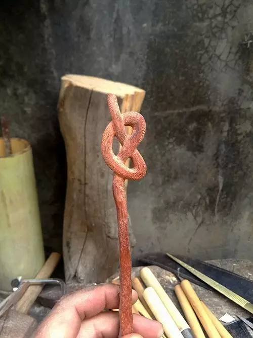 木雕爱好者 新手入门发簪