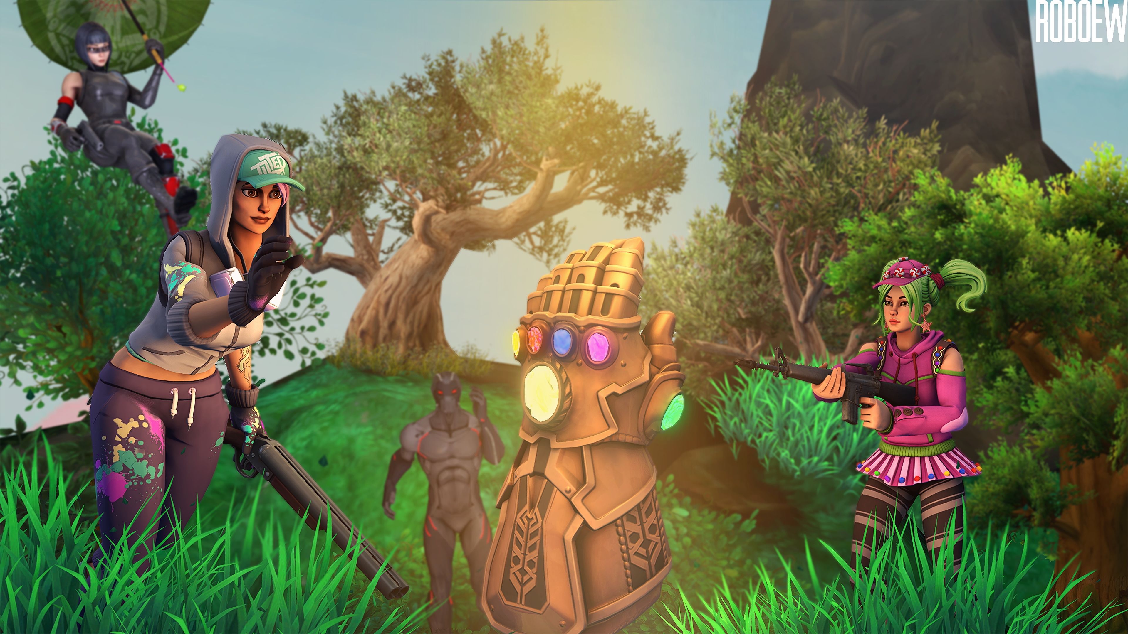 【堡垒之夜】复仇者联盟4即将上映!灭霸模式或