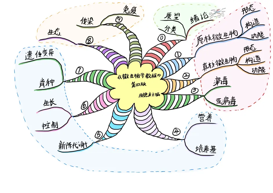 微生物学教程 绪论 思维导图 哔哩哔哩