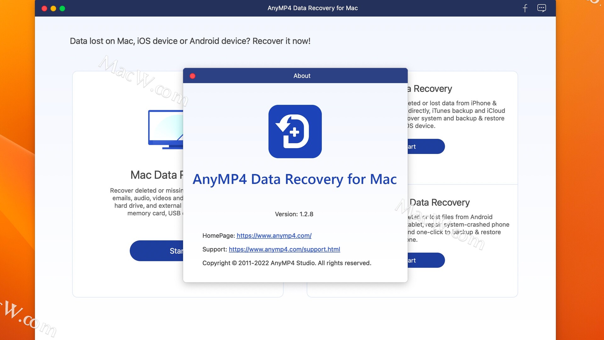 download the last version for mac AnyMP4 Android Data Recovery 2.1.16