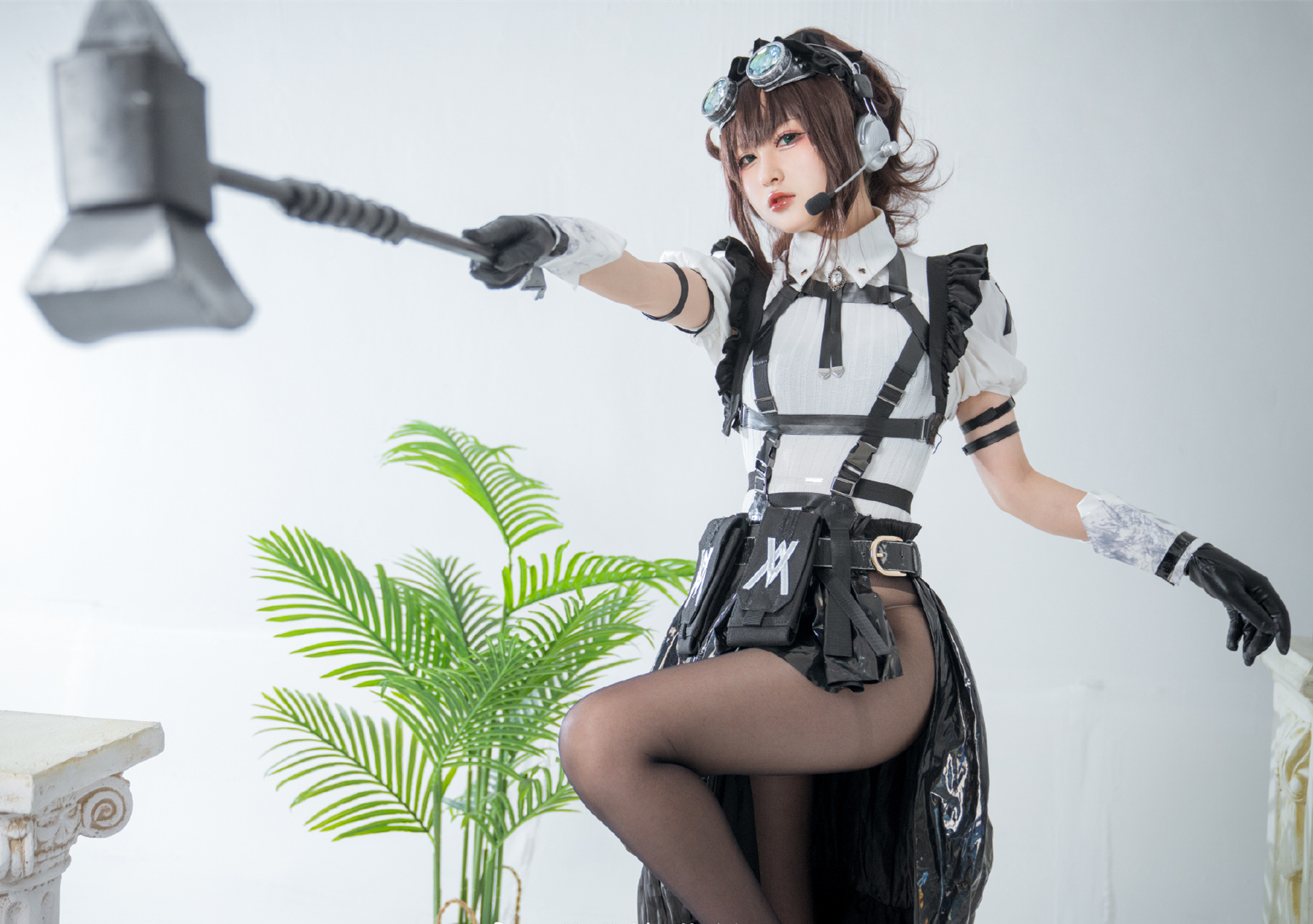 喵喵的喵吖战斗女仆绫cosplay10