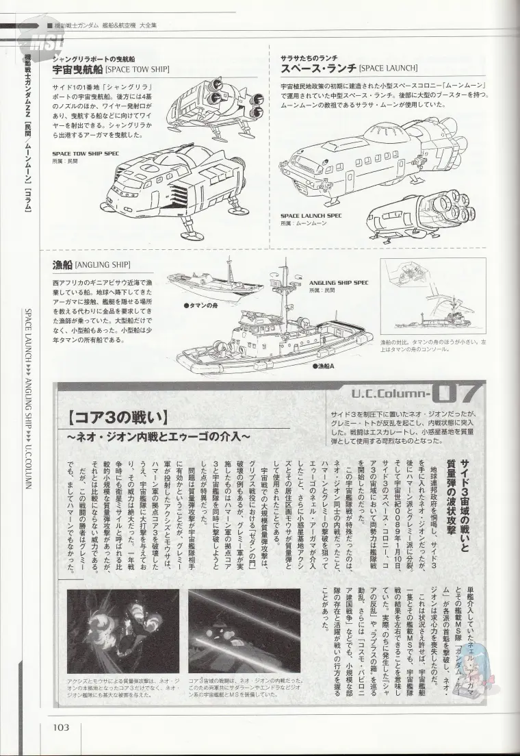 设定集 高达舰船 航空机大全集 Vol 2 哔哩哔哩