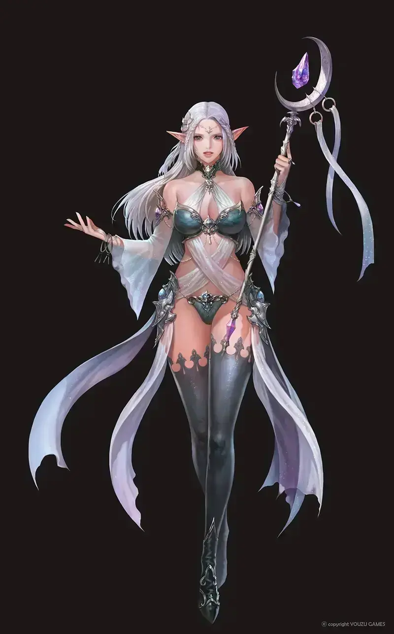 【板绘画师—nessi】笔下少女除了腰全是腿,爱了,爱了