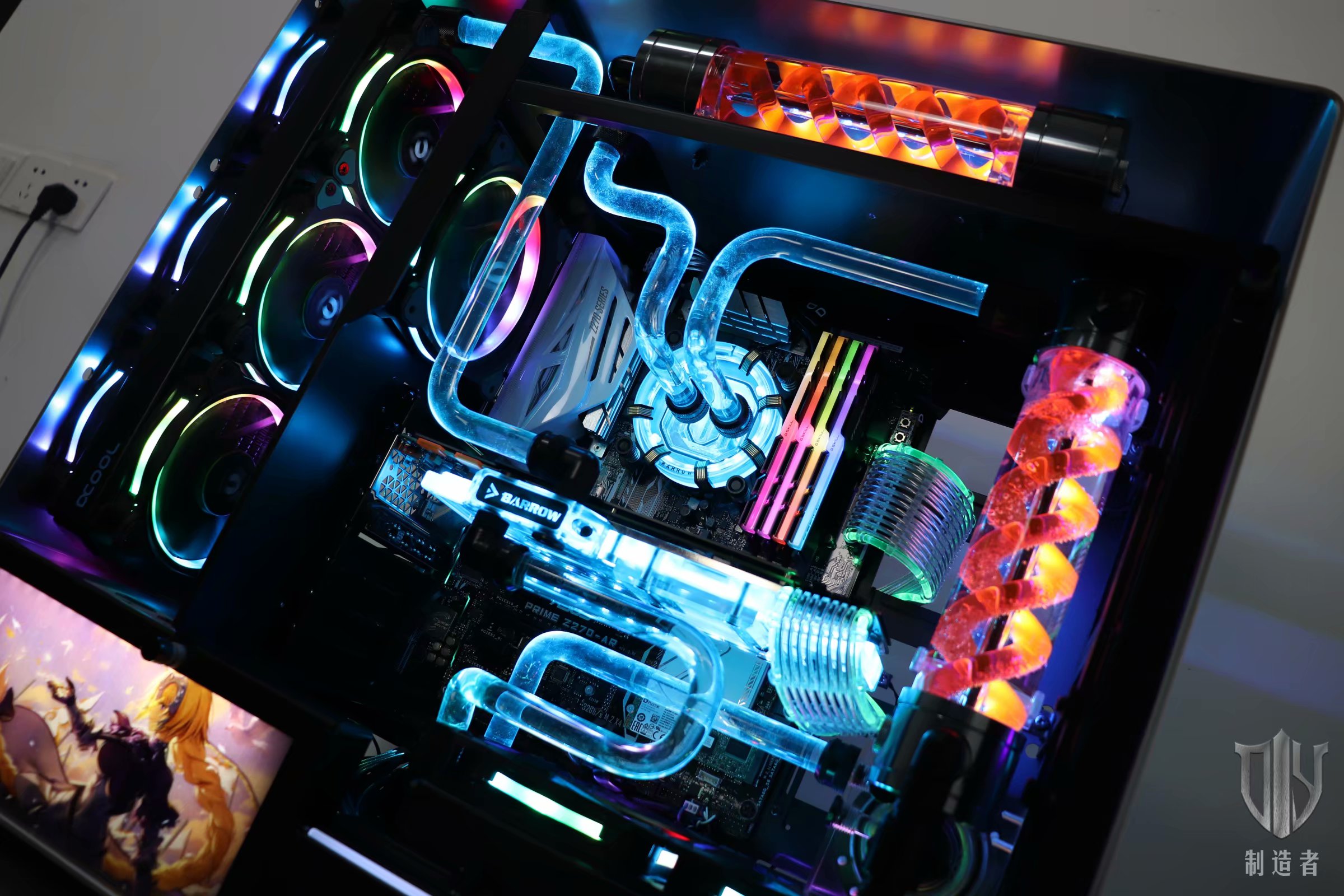 来看看迎广909水冷巨兽