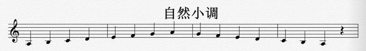 自然小调 自然小调