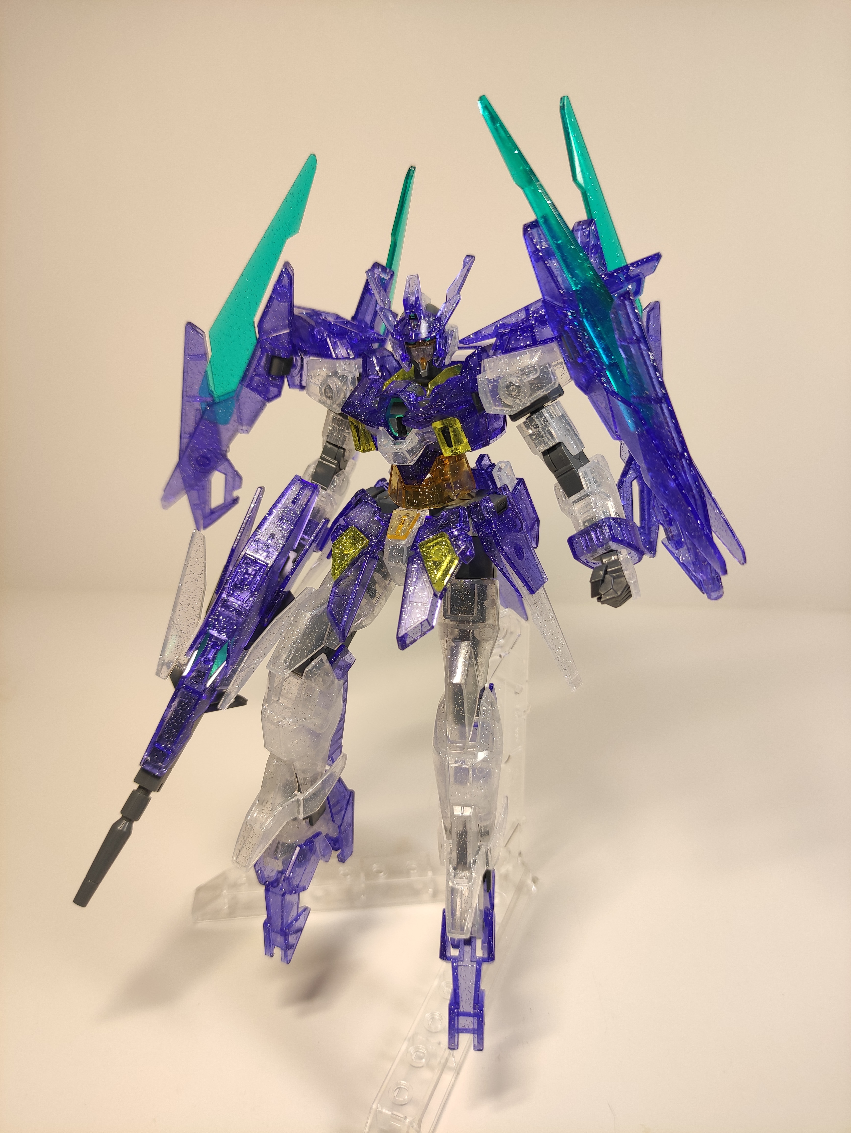 疫情宅家高达图赏:可变形的高达,限定彩色透明创形者age2造型图赏!