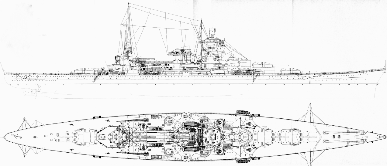 盘点二战德国大型战舰那些失败的设计②