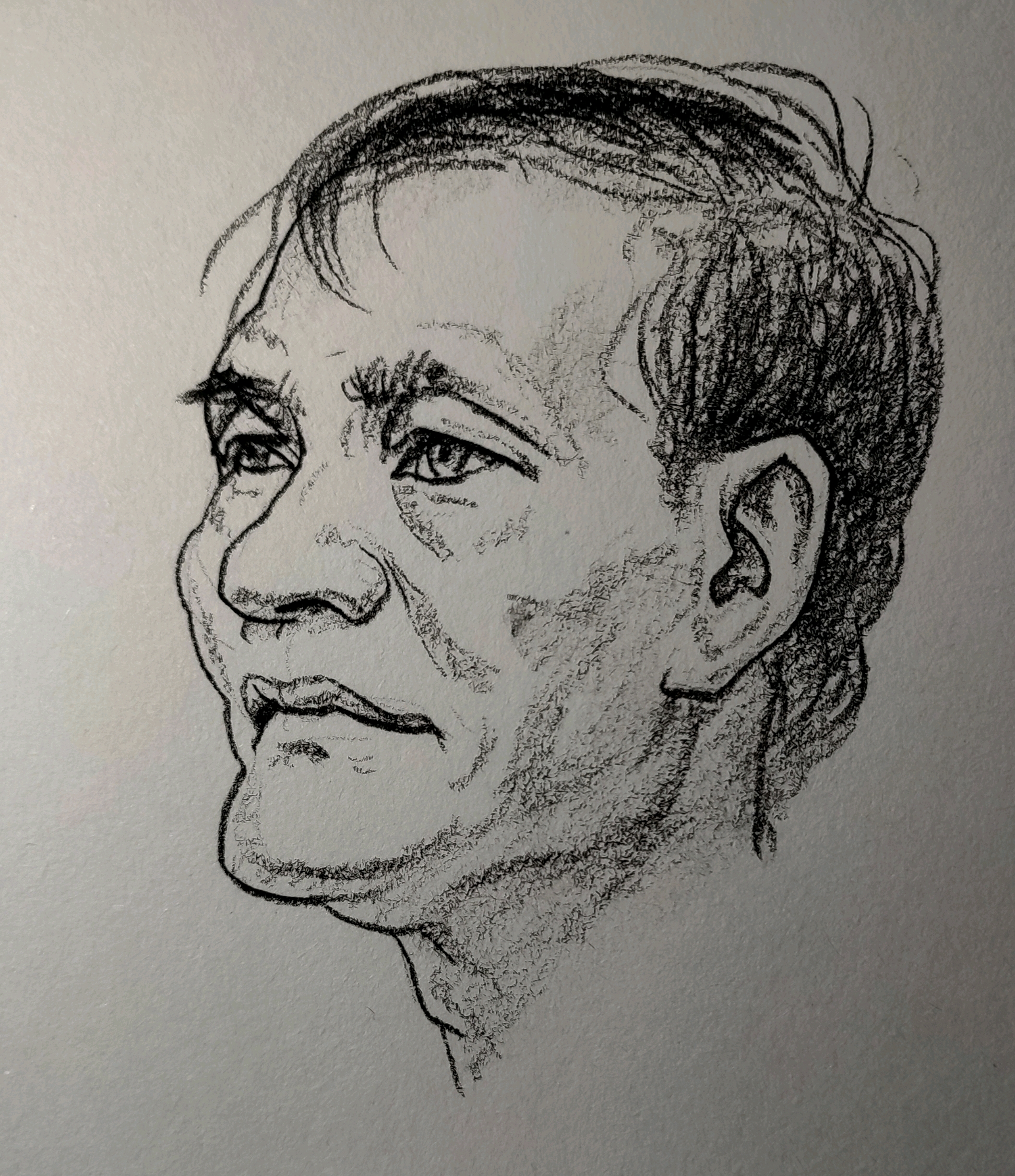 朝夕速写,五官,头像