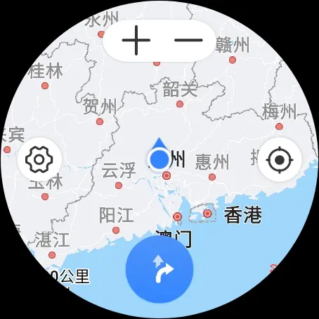 百度地图 圆屏适配版即将在工具箱wear应用库上架 明风硬改 哔哩哔哩