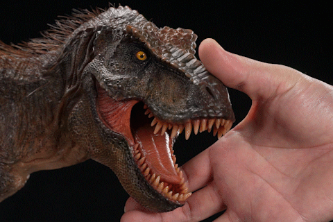 博物馆古生物系列——霸王龙1/15比例全身收藏高端雕像 - 哔哩哔哩