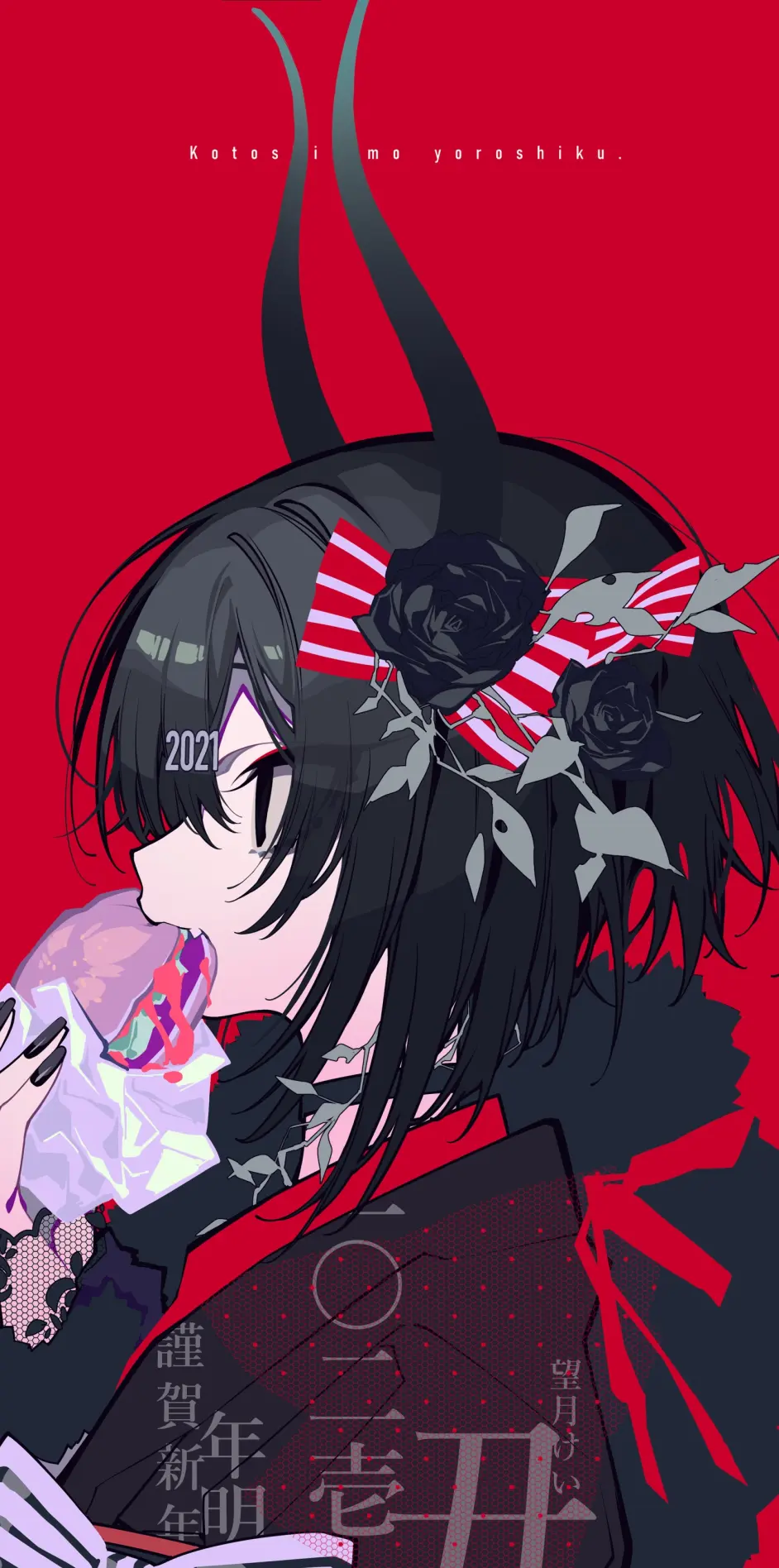 P站 望月けい謹賀新年 哔哩哔哩
