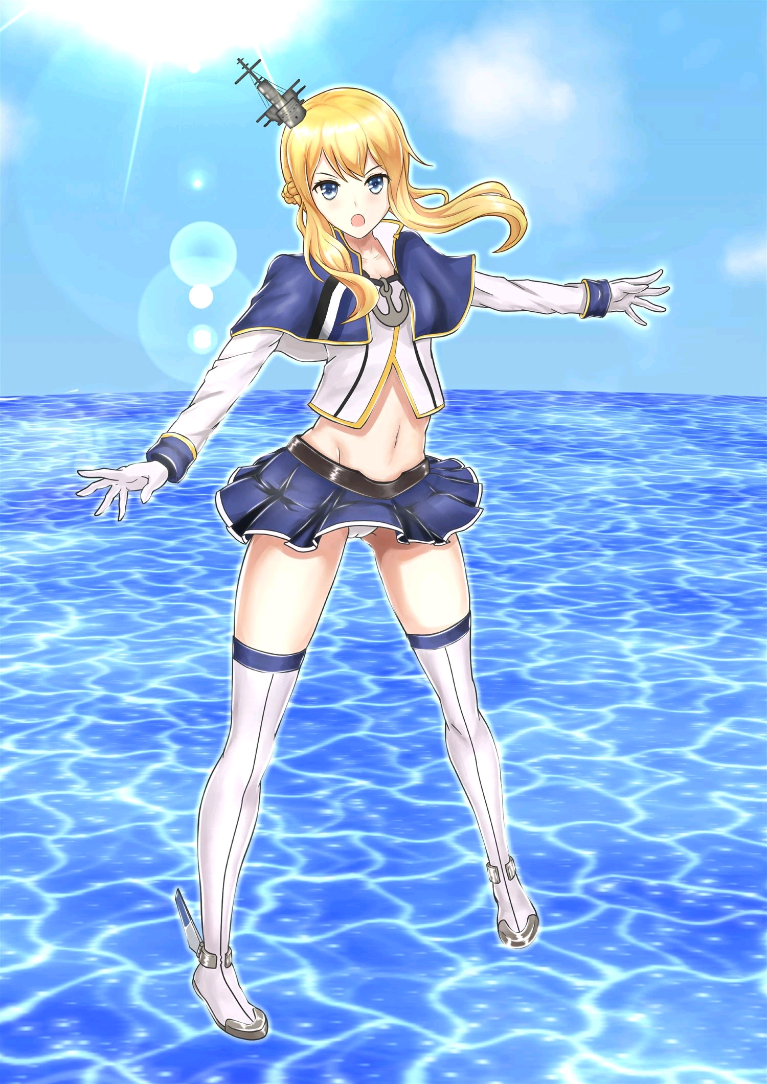 碧蓝航线皇家编十天然呆的吾王saber声望高清美图