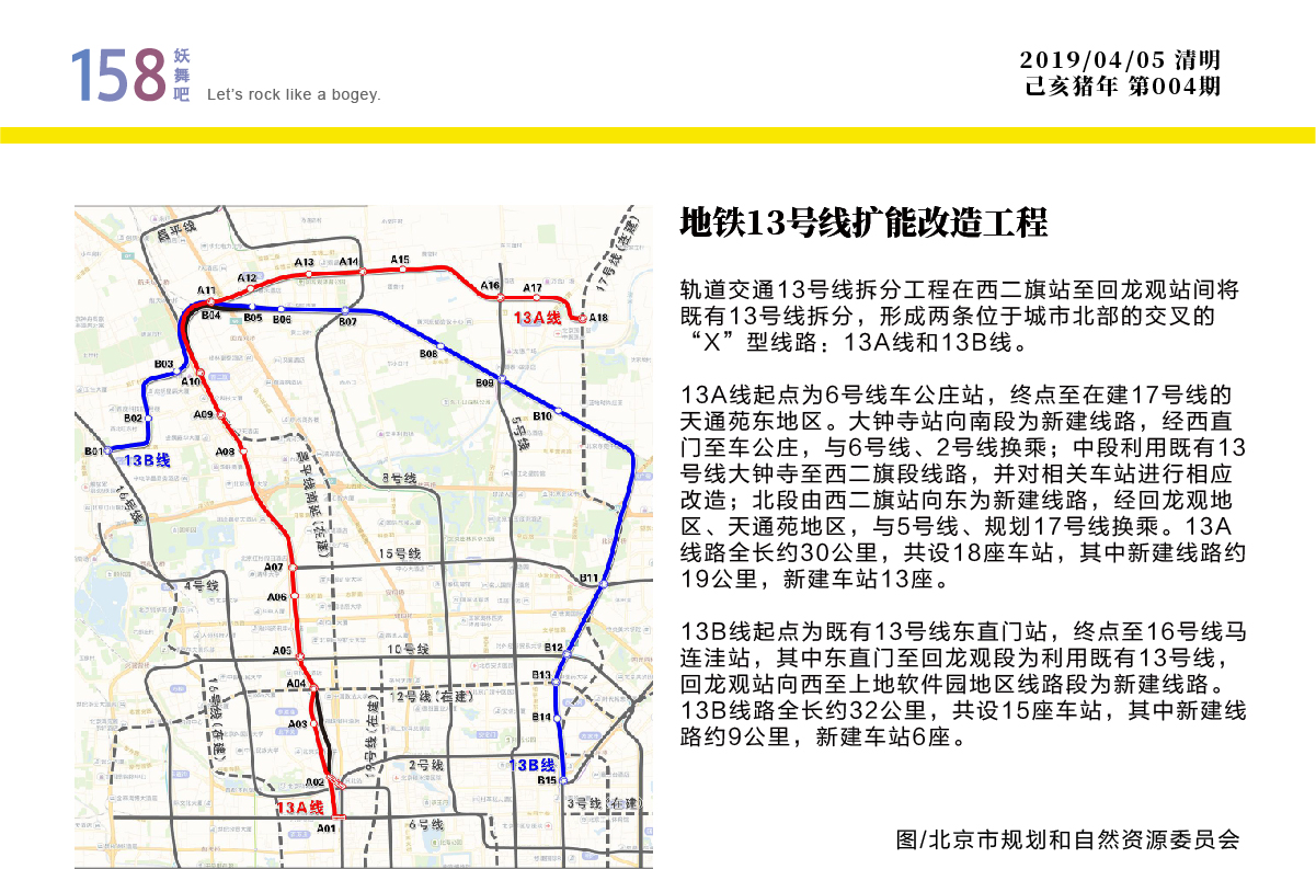 北京地铁13号线规划图片