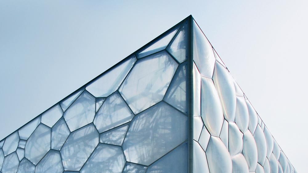 SketchUp教学041-水立方Water Cube - 哔哩哔哩