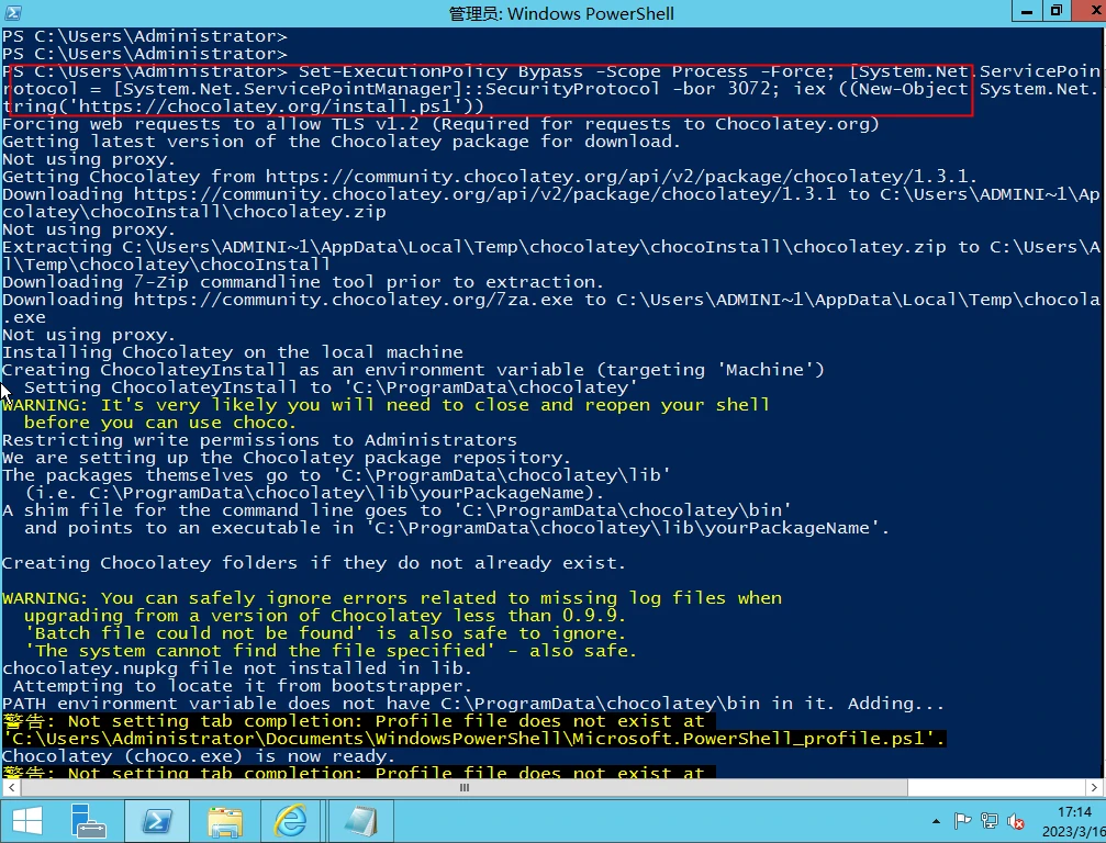 Windows server 2012 choco 